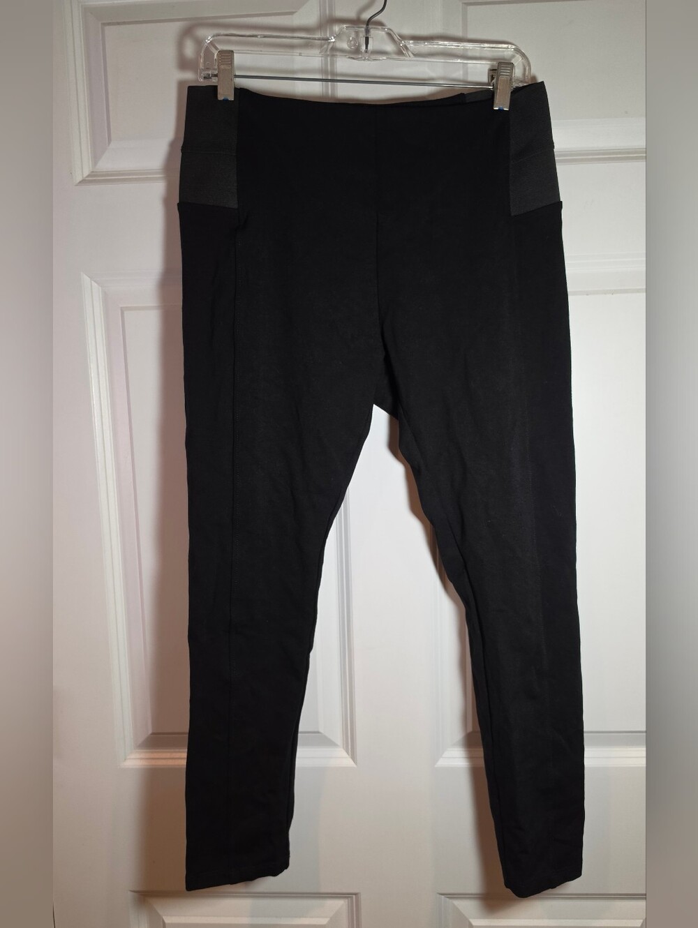 Ci Sono Stretchy Black Pull On Skinny Ponte Pants XL